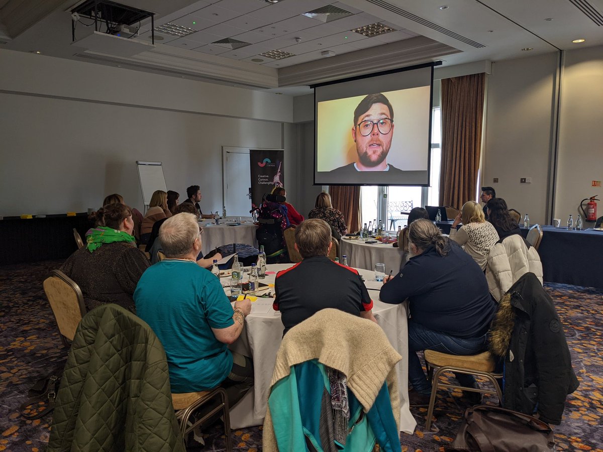 Paulaclarke777's tweet photo. Me and Jane @ArtistSharky Delivery #Deaf Awareness training with NI Arts organisations, present by @UniAtypical. #lipreadingactive #signlanguagesong #education https://t.co/5xXx4cK1i7
