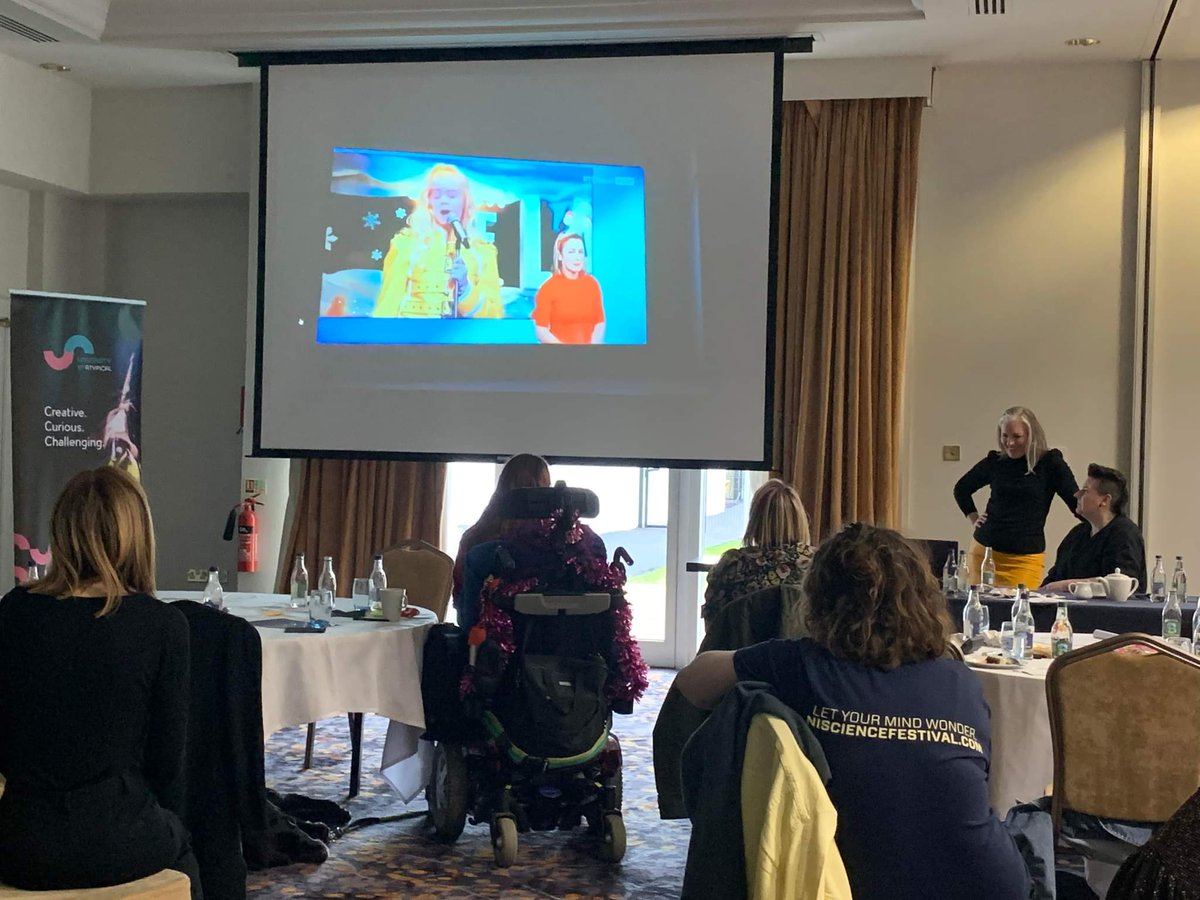 Paulaclarke777's tweet photo. Me and Jane @ArtistSharky Delivery #Deaf Awareness training with NI Arts organisations, present by @UniAtypical. #lipreadingactive #signlanguagesong #education https://t.co/5xXx4cK1i7