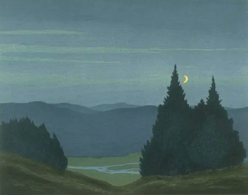 RaminNasibov's tweet photo. Nocturne by Yoshijiro Urushibara https://t.co/t8HjablpbQ
