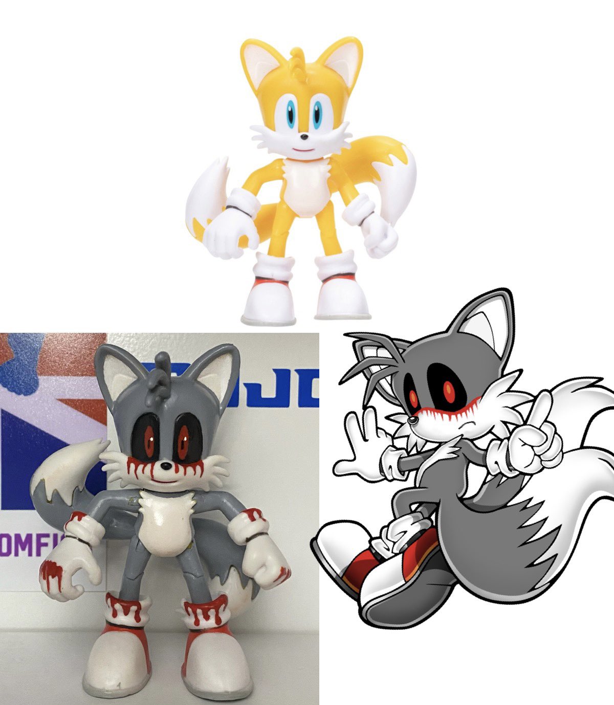 Tails.exe (Sonic) Custom Action Figure