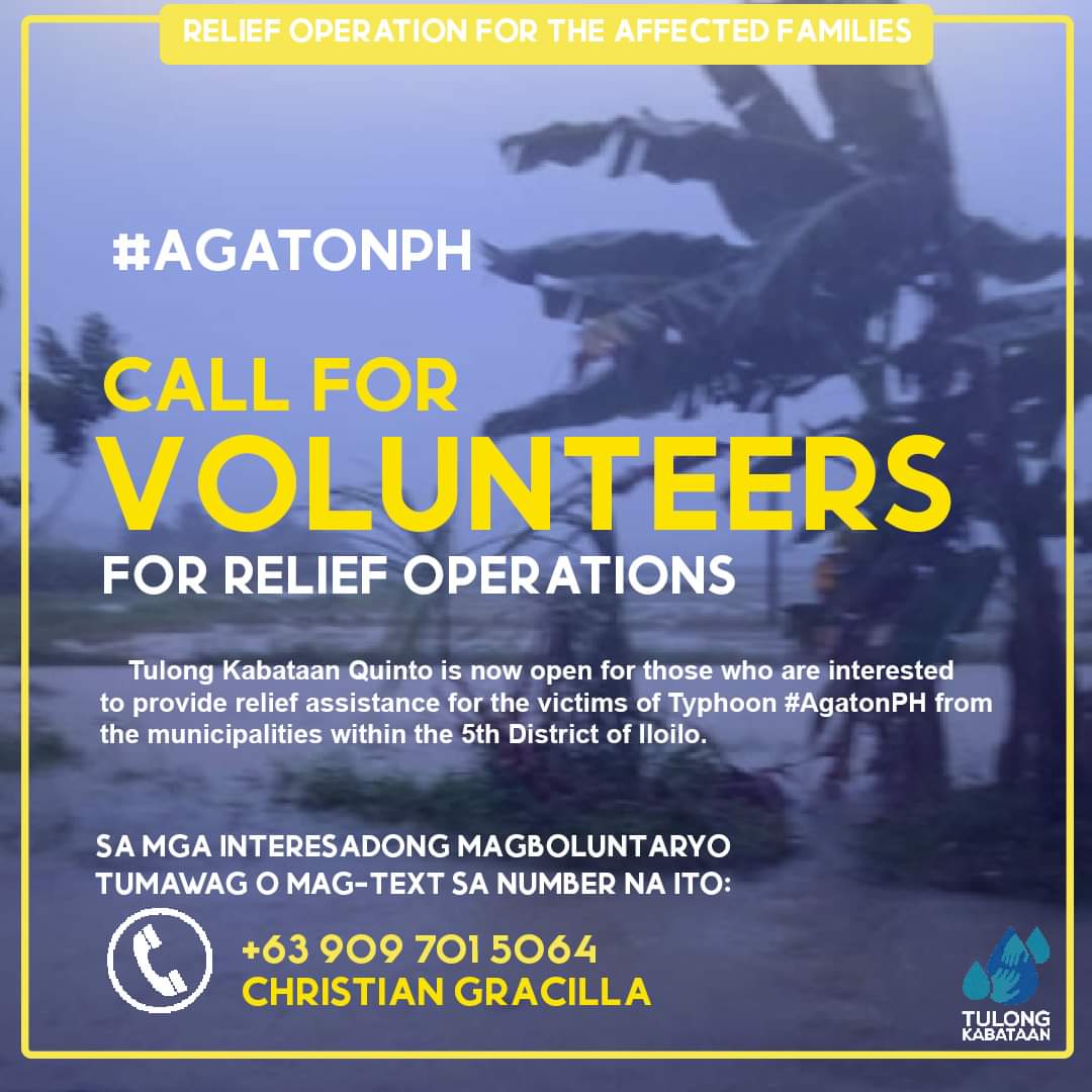 sarahelago's tweet image. #TulongKabataan #Quinto #IloiloNeedsHelp #ReliefPH #AgatonPH
