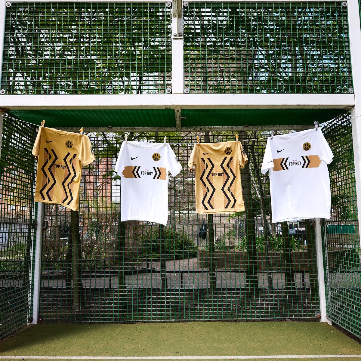 Top Boy is sponsoring Hackney Wick Football Club - with the home & away shirts designed by @labrumlondon - for the ‘22 / ‘23 season. 

Proud to support everything the club does for the Hackney community. #OnTopTogether 

Creative Director: @Iamfodz
Photography: @robertwilson9