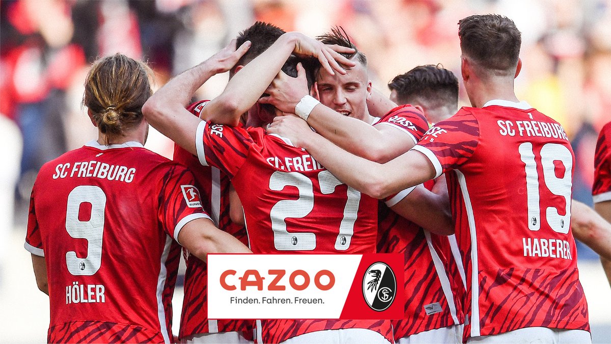 Cazoo 🤝 <a href="/scfreiburg/">SC Freiburg</a> 

We're excited to announce that we have signed a multi-year agreement to become the main partner and shirt sponsor of SC Freiburg 🇩🇪 🚗

Find out more: bit.ly/CazooSCF

#SCFxCazoo