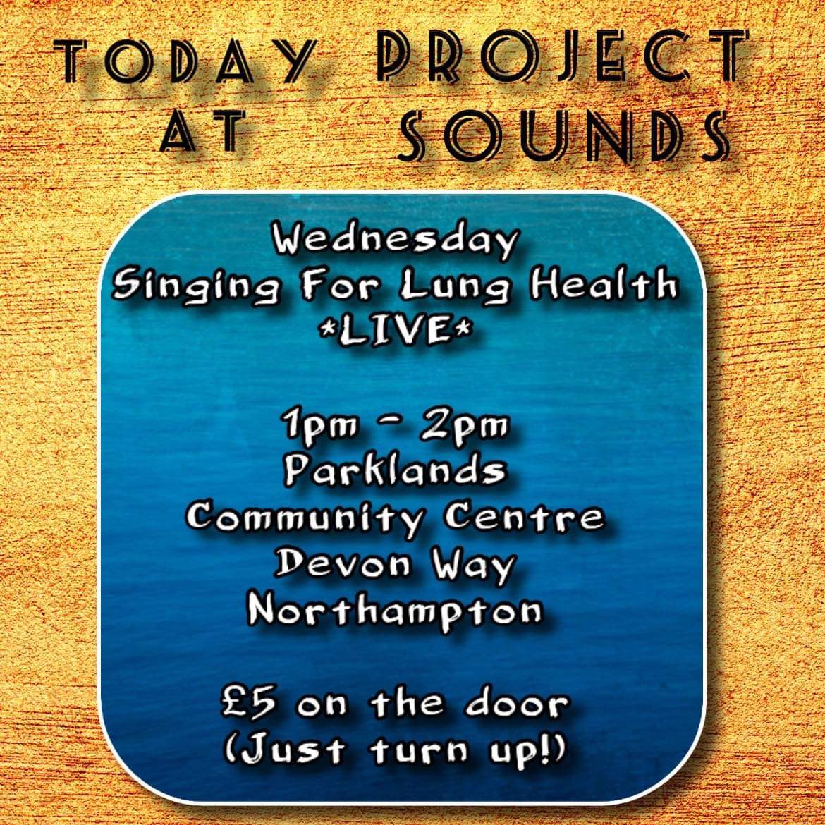 Today sessions in Northamptonshire