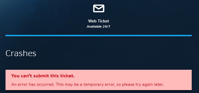 Pcis4000's tweet photo. @BlizzardCSEU_EN Please can you have a look/guide me to resolving this so that I can log a technical support ticket with you, it's been happening for 6 days now #needtechsupport https://t.co/lVhRRHdvEN