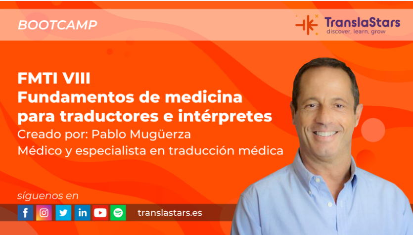 Curso en línea (10 horas)

«Fundamentos de medicina para traductores e intérpretes» (VIII edición)
@tradumedic

<a href="/TranslaStars/">TranslaStars</a>, 9-13 de mayo
Info: translastars.es/course/fundame…