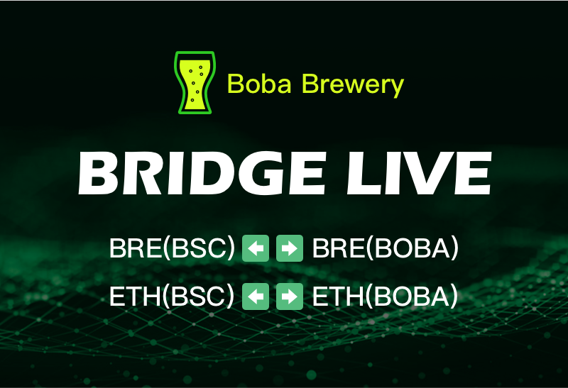 Come to <a href="/boba_brewery/">Boba Brewery</a>  Bridge to experience:

✅LOW GAS FEE
✅ONE-STEP EXCHANGE

Details👇
bobabrewery.com/bridge