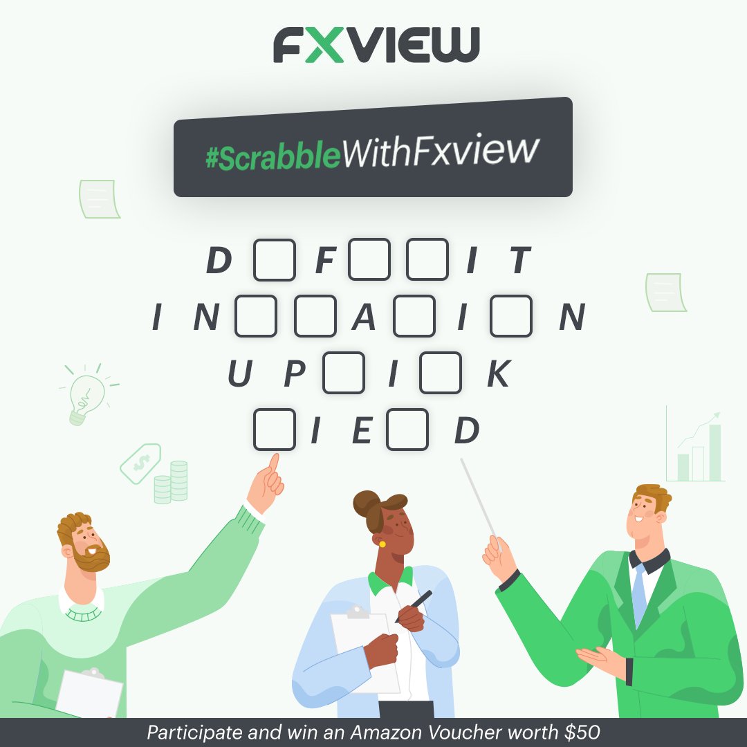 Fxview_Events's tweet photo. #ScrabbleWithFxview
Are you in it to win it? 💪 Then, share the correct answer in the comment section and stand a chance to win an Amazon voucher worth $50.
P.S. Don’t forget to read the rules.
#Fxview #contestalert #contest #ParticipateAndWin #giveaway #forexcontest https://t.co/BQiwZ47z5q