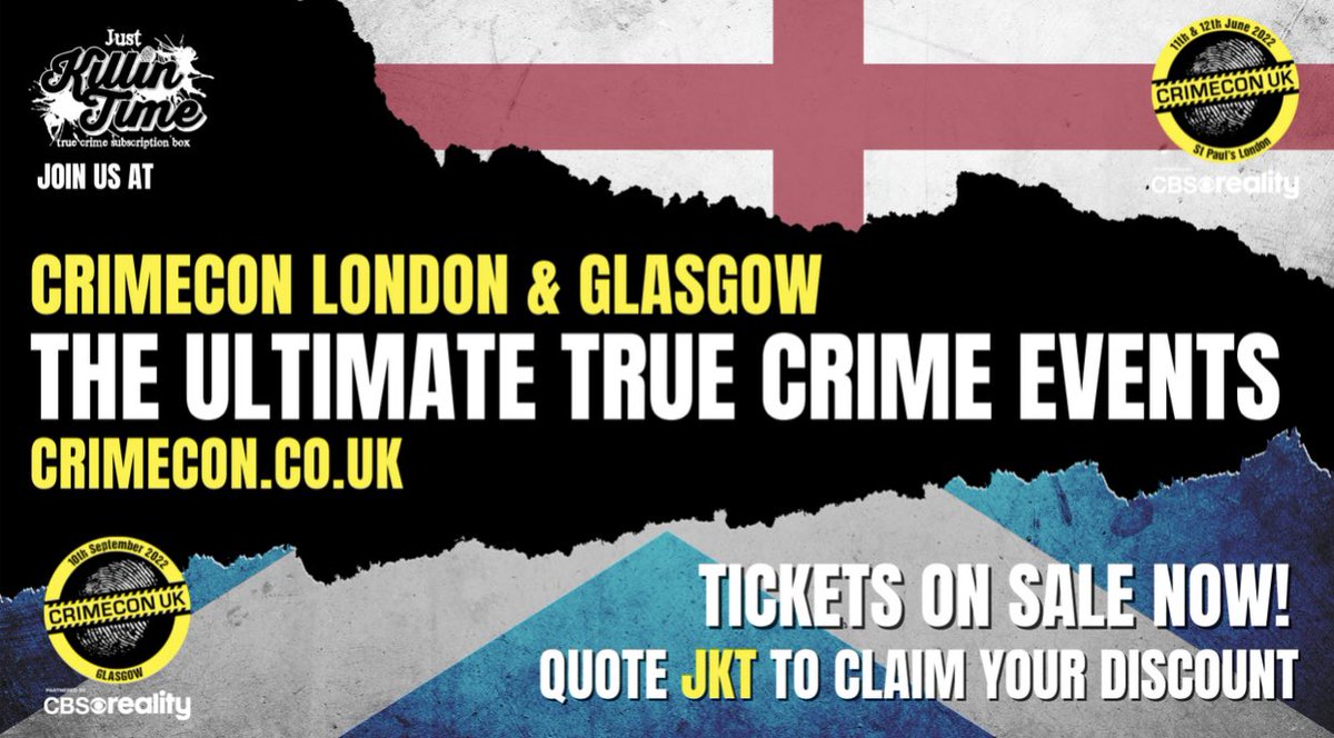 JKTtruecrimebox's tweet photo. Join us! @crimecon_uk https://t.co/Mtd4uHfbV4