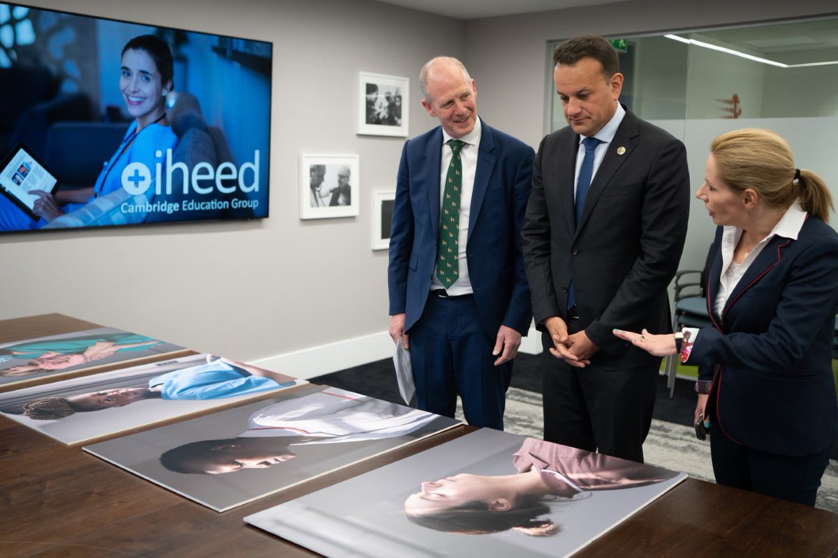 iheed's tweet photo. Yesterday, we welcomed An Tanaiste @LeoVaradkar &amp; @josephamadigan to officially open our new headquarters in Sandyford. As part of the CEG family, our growth continues, leading in online medical education and improving health systems globally. #MedEd #Business #GlobalAmbition https://t.co/Ykb6DZfzx1
