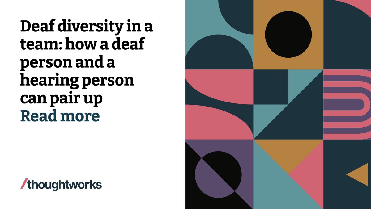 Deaf diversity in a team: how a deaf person and a hearing person can pair up