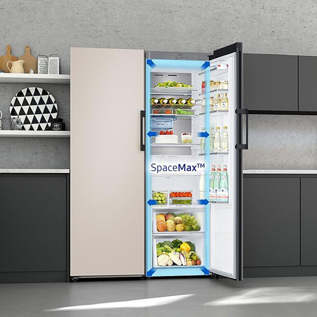 GilesElectrical's tweet image. Uniquely yours - Bespoke customisable design - Make your kitchen more you.

With, SpaceMax™ technology - For more inside and same outside.

Discover today - ow.ly/Z91650IGGTB

#samsungkitchen #samsungbespoke #spacemax #fridgefreezer #colourfulkitchens #interiordesign