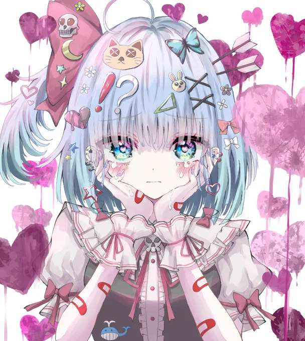62.不安定
#創作 #イラスト 