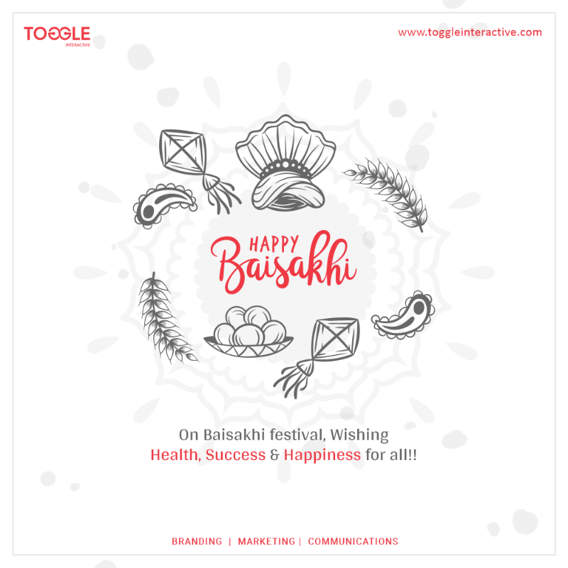 ToggleDigital's tweet photo. On Baisakhi festival, wishing Health, Success &amp; Happiness for all!! Happy Baisakhi from Toggle. #Baisakhi #HarvestSeason #Vaisakhi #Festival #India #Branding #Marketing #Communication #ToggleInteractive https://t.co/lPftGsLi5F