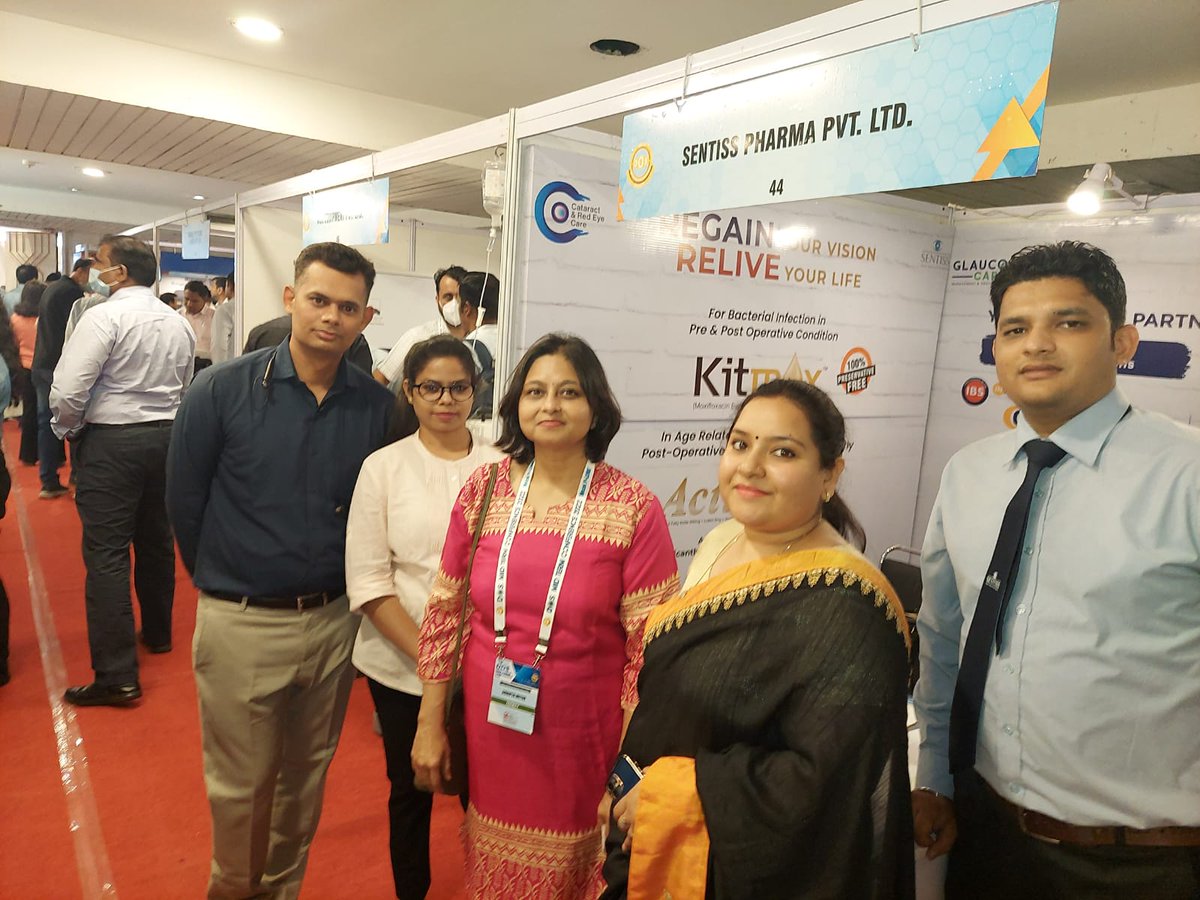 PallabKumarBas7's tweet photo. @sentisspharma Dr Sudipta Mitra at DOS Conference stall...thanks to team HO and Sandip for such representation #lifeatsentiss https://t.co/g4IOI6EScW