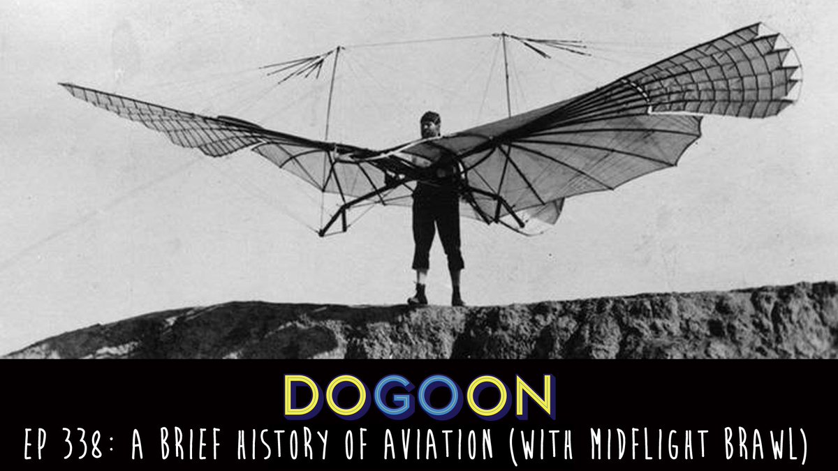 DoGoOnPod's tweet image. Our new episode is a crossover with our mates @lukeheggie and @TheNickCody from @MidFlightBrawl covering the history of flight and what it inevitably led to… biffs and brawls in the sky!