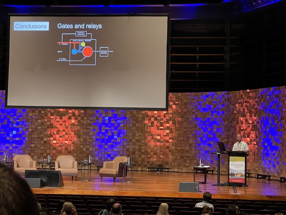 Awesome talk from <a href="/spinal_cord_guy/">bag874</a> to wrap up the <a href="/AusPainSoc/">Australian Pain Soc</a> Conference today. Giving us a slightly new take on the gate. Lucky to have such a fantastic scientist as the head of our group 👨‍🔬