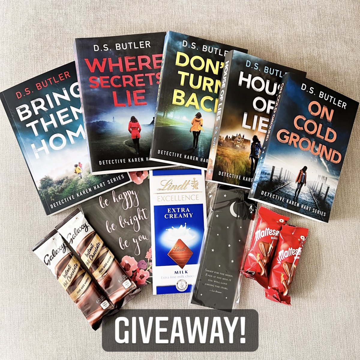 UK Giveaway!
Win a set of signed books, some chocolate, a notebook and a bookmark. 
TO ENTER: 
🔎 follow me 
🔎 tag a reader friend in the comments or just say hello 
🔎 UK entrants only  
🔎 Ends Wed 20th April at 5pm.