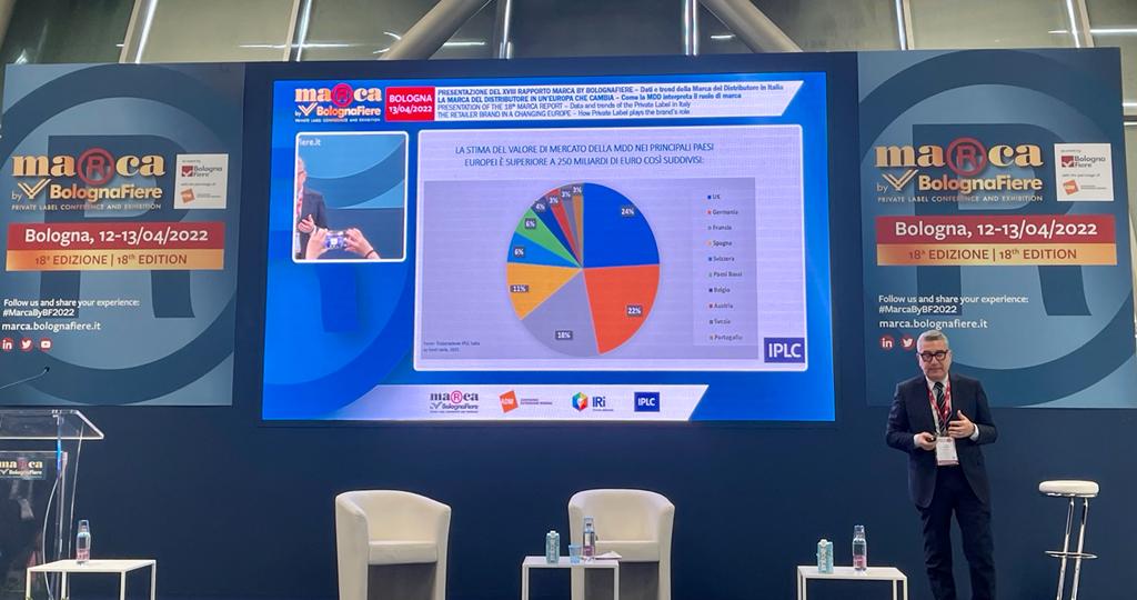 MarcaByBF's tweet image. "La #MDD cresce in tutta #Europa ed è il paradigma dell’#accessibilità e del #valore della #qualità per gli #shopper e i #consumatori". Paolo Palomba, Partner Italy @IPLCEurope, a @MarcaByBF su "La Marca del Distributore in un’Europa che cambia"