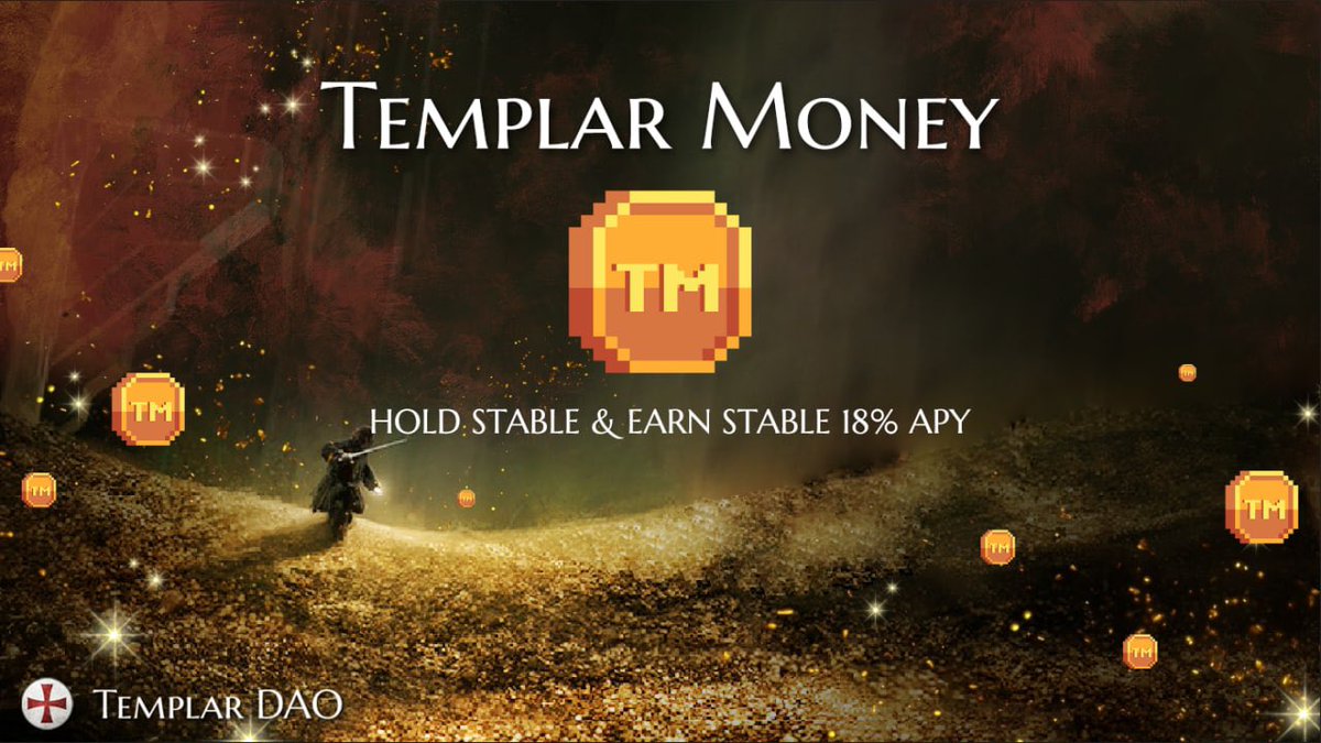 TemplarDAO's tweet photo. Why hold $USDT or $BUSD when you could hold $TM, a stablecoin that increases in value over time, rather than decreasing.

👉 https://t.co/2IrvDXyDwH

$TM $TEM @TemplarDAO #StableCoin #Defi @anchor_protocol #crypto $Tem #Bsc #Movr #HarmonyONE #BSCGem #MOVRGem #HarmonyONEgem https://t.co/vqUqpsEsSx