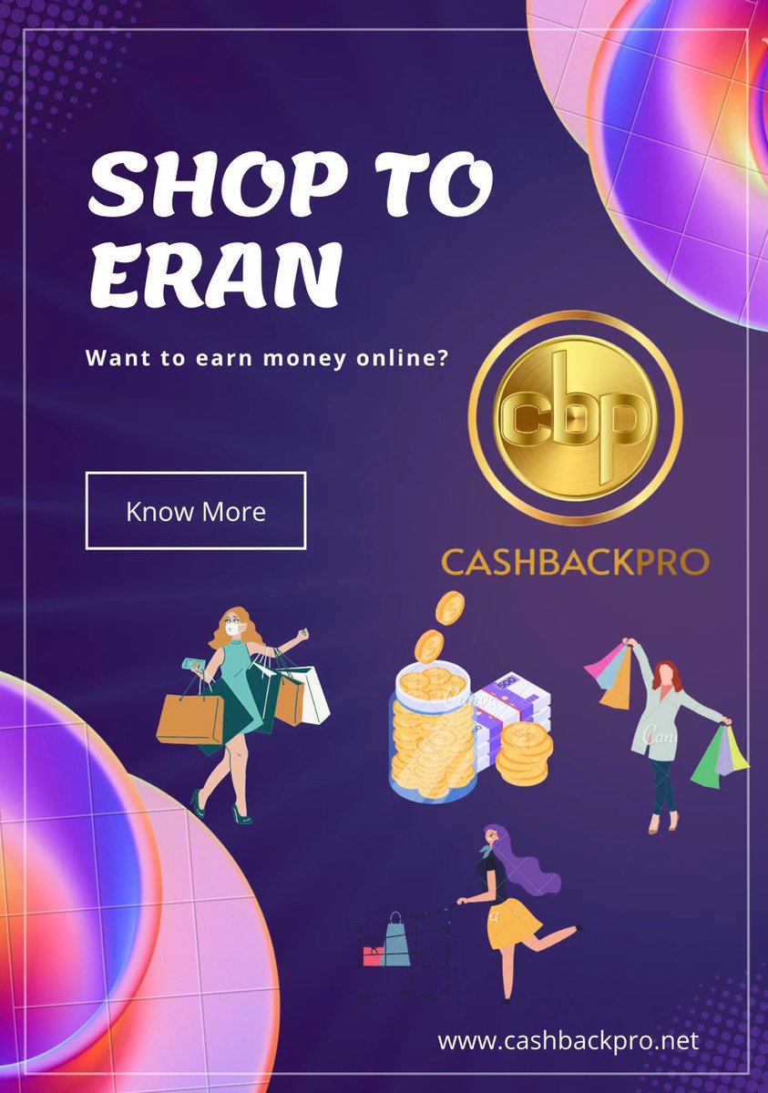 Boconganh2712's tweet photo. π₯Shop to generate income
π°Shop_to_earn
#cbp #cashbackpro #shoptoearn #shoptoearn_cbp
Link: https://t.co/x11jHl8eVf https://t.co/9orRhGmueb