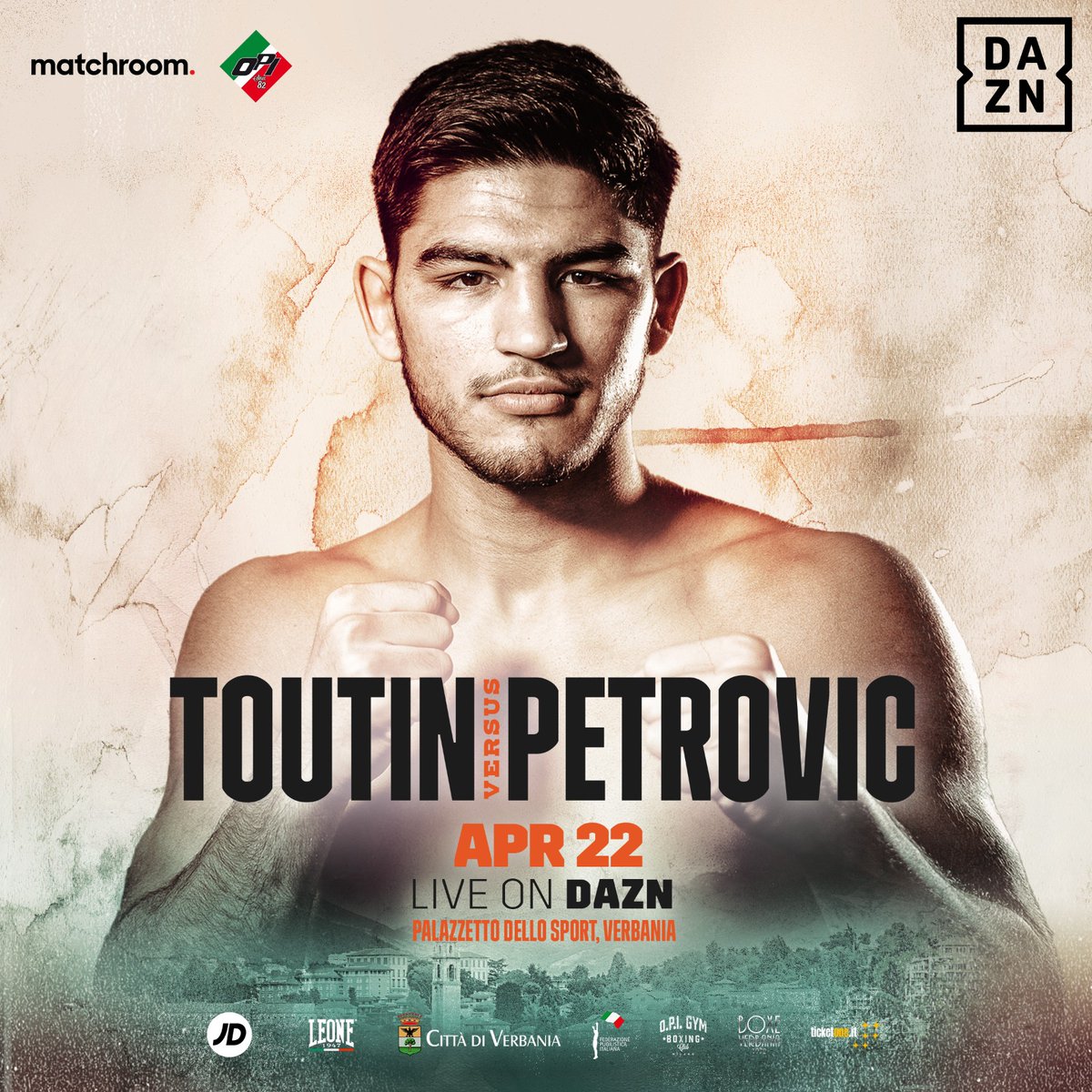 OpiSince82's tweet photo. #VerbaniaBoxingNight
French Connection 🇨🇵🤝🏻🇮🇹
More from the #ZuccoNikolic undercard - Voldy Toutin faces Aleksander Petrovic in a #175lbs match
📆 22 april
📍 Verbania
📺 @DAZN_IT 
🎟️ @TicketOneIT https://t.co/qPMGr2Buc5
