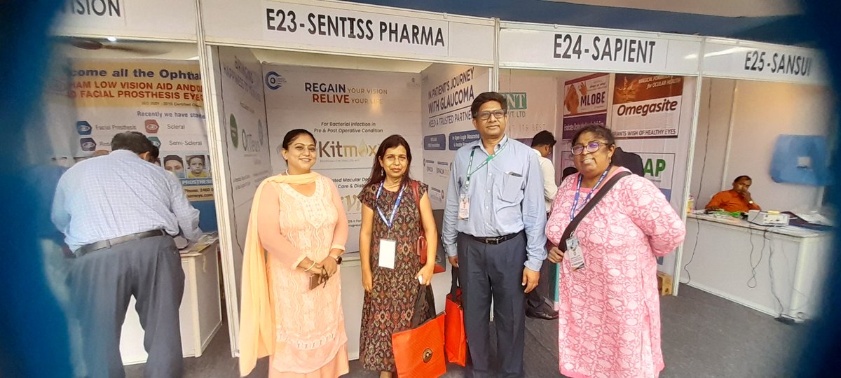 PallabKumarBas7's tweet photo. @sentisspharma At Eizoc Puri conference booth with KOLs Dr Sugata Paul,Dr Tulika Ghosal......@Ruchi_75 #lifeatsentiss https://t.co/BTFYCVQv4T