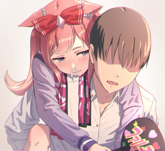 トレーナーに運ばれている最中に目を覚ましたが、もう少しだけおんぶされていたいアグネスデジタル概念
#ウマ娘 