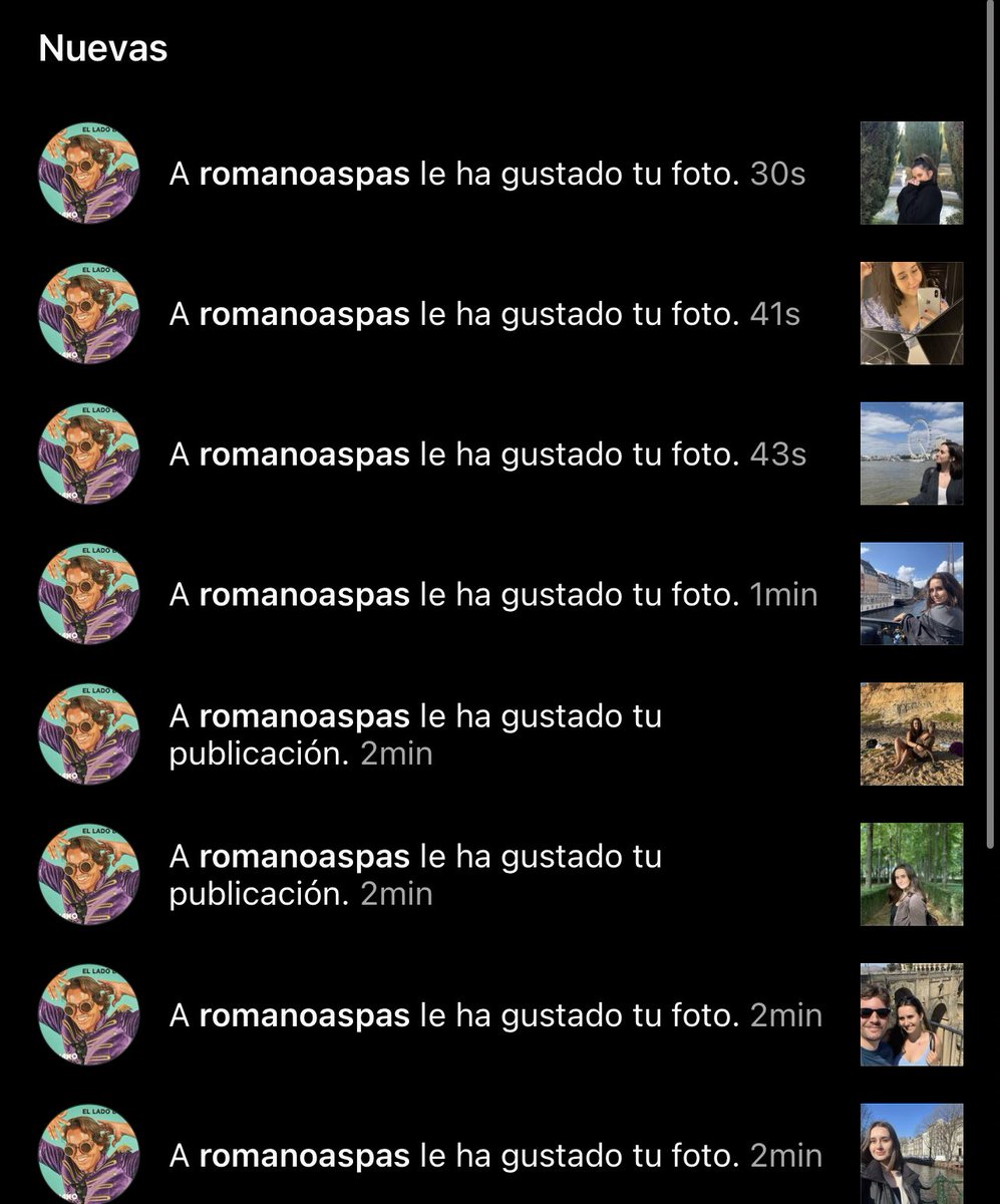 gloriahm7's tweet photo. Romano Aspas ha llegado a mi perfil de insta. SABE QUE EXISTO. El mejor día de mi vida. https://t.co/14sWB0cqHt