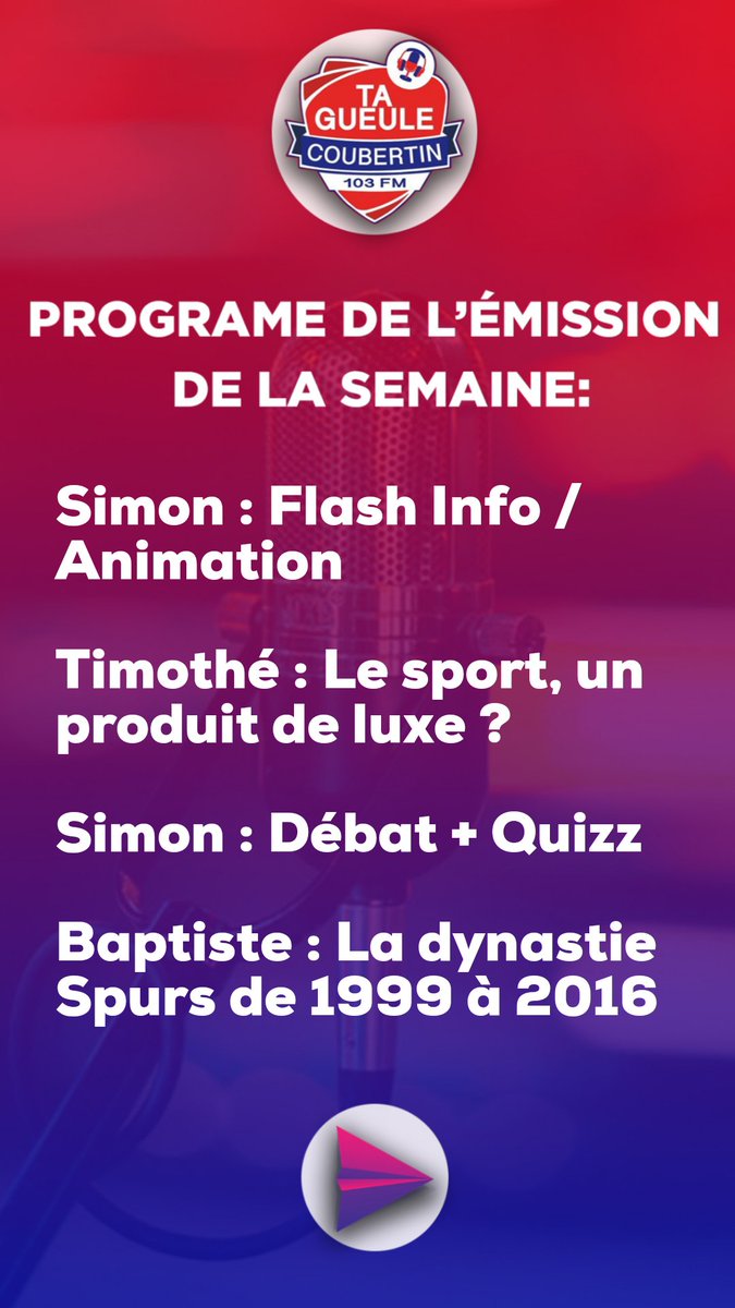 Ta Gueule Coubertin tweet media