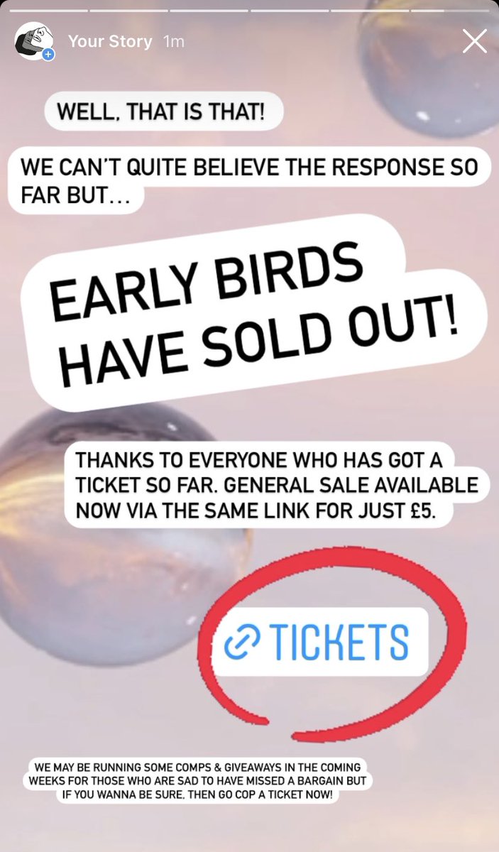 EARLY BIRDS SOLD OUT! Go grab that general release asap: ra.co/events/1521571