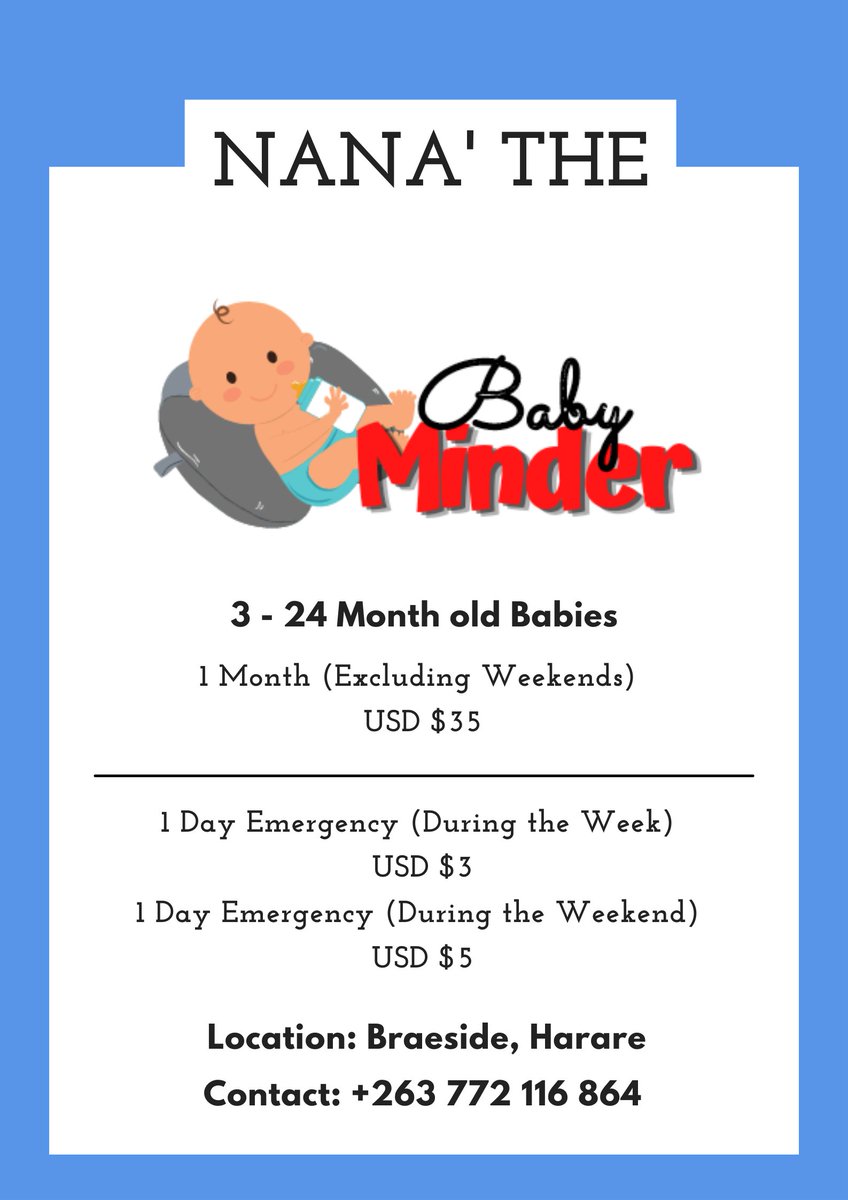 Savannah_Zone's tweet photo. Nana the Baby Minder exists to cater for your baby's👶 needs when you have pressing matters to attend to. Show some love for Nana, with a Retweet and like to fill up her caring crib. Holidays will never be the same again!!!
Helping start, build &amp; market businesses is what we do. https://t.co/dq9zqjadJF