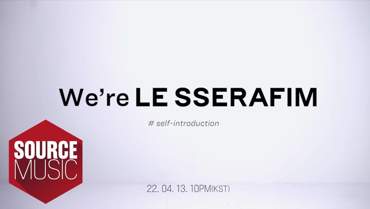 LSRFMofficial_'s tweet photo. [#SPECIAL]
‘We’re LE SSERAFIM’ TEASER
22.04.13 22:00 (KST)

📍 https://t.co/W0CGXw5mWu

#LE_SSERAFIM #르세라핌 https://t.co/U6svSxX5R4