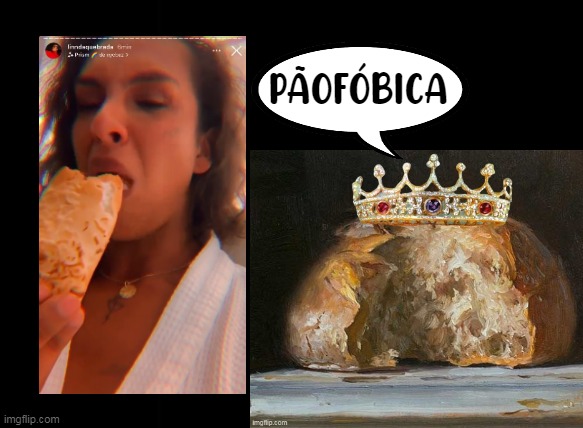 A Padaria não erra. Numa demonstração desnecessária e ridícula de despeito, a Lina zoou o nosso pãozinho. Você cuspiu, mas no final, vai ter que engolir.