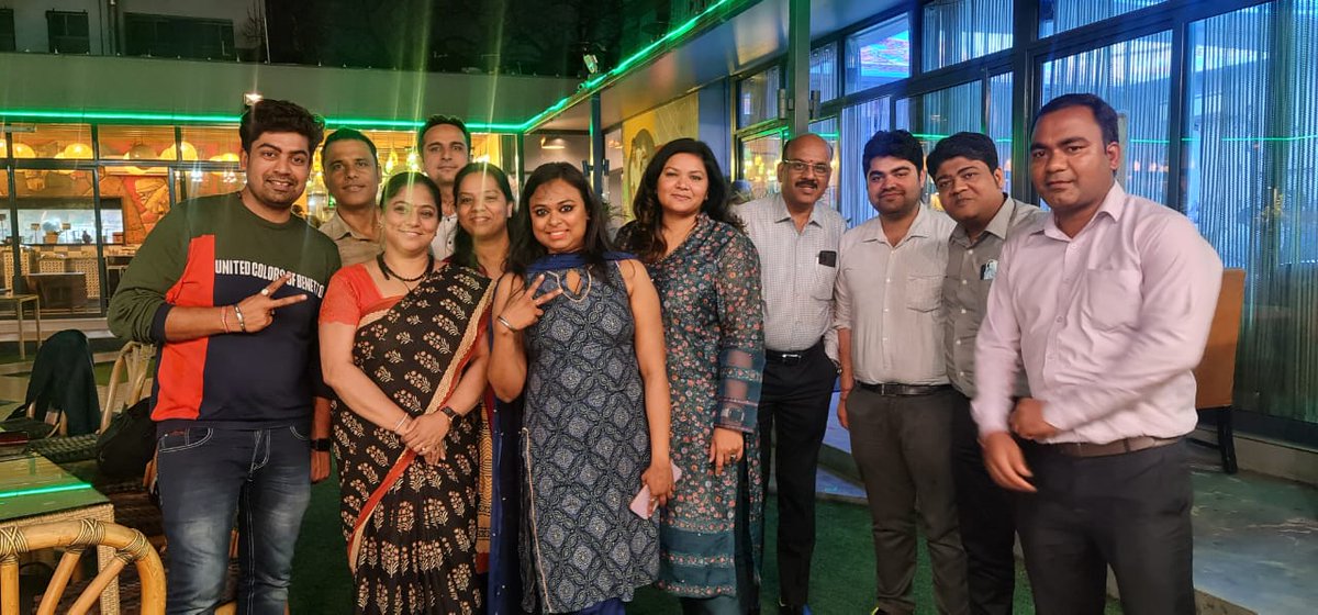 PallabKumarBas7's tweet photo. @sentisspharma Team Dinner at Gurugram #lifeatsentiss https://t.co/R0OZI6ddBD