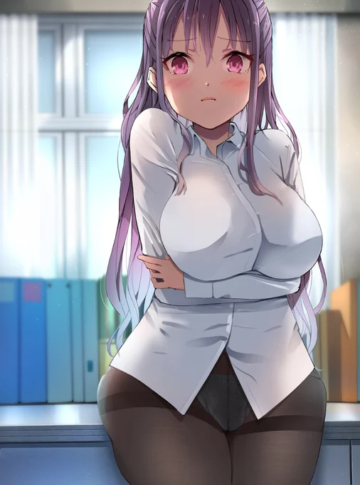 タイツ越しのパンツ! 