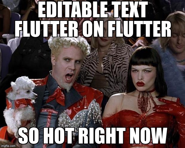 overflow_meme's tweet image. editable text flutter on flutter stackoverflow.com/questions/7185… #flutter #flutterlayout #dart