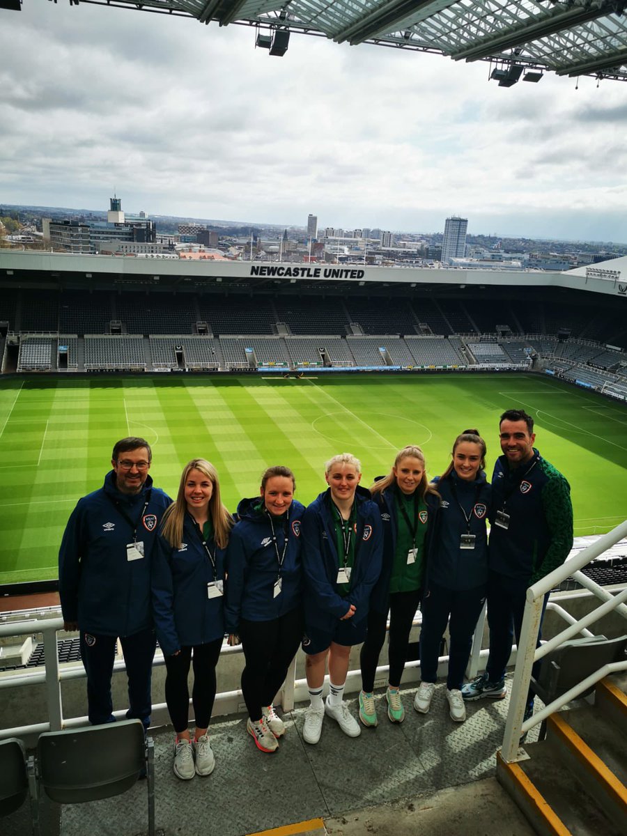 😎 Wednesday Vibes

🆓 Day to relax &amp; see some of what Newcastle has to offer 

🏟 Thank you so much to the brilliant staff at <a href="/NUFC/">Newcastle United</a> for the wonderful stadium tour for the Republic of Ireland Schools Under-15 Girls this morning 👌