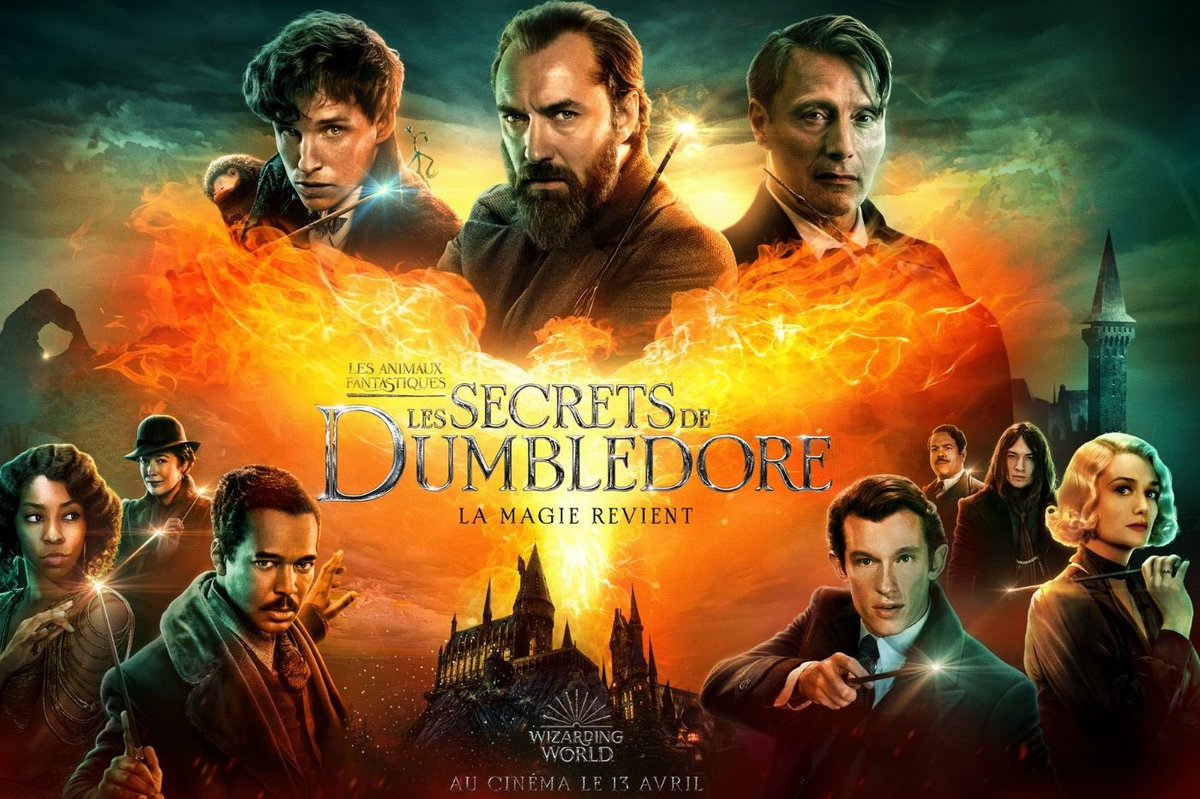 #INFO Le film #LesAnimauxFantastiques: les secrets de Dumbledore est sorti en salle