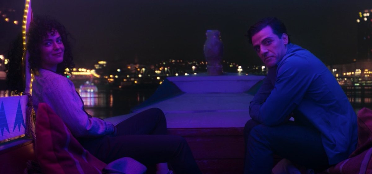 thislilstangirl's tweet image. the drama between marc and layla’s tense marriage and steven and layla’s giddy nerdy romance is something marvel specifically made for me and my romance homies #MoonKnight