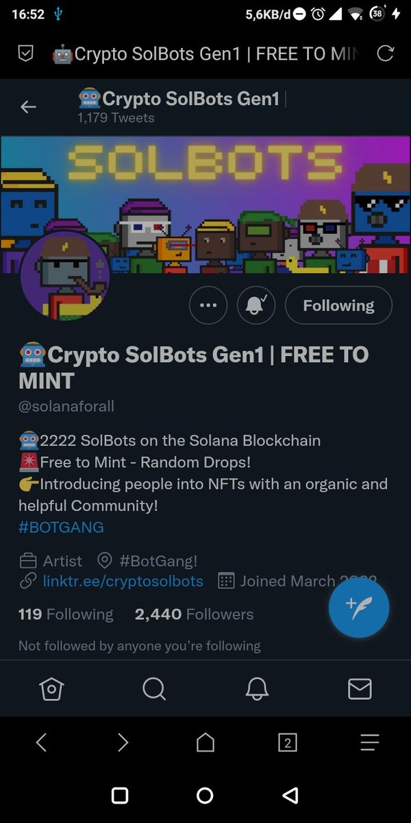 boohwootah's tweet image. ☑️Done #BotGang