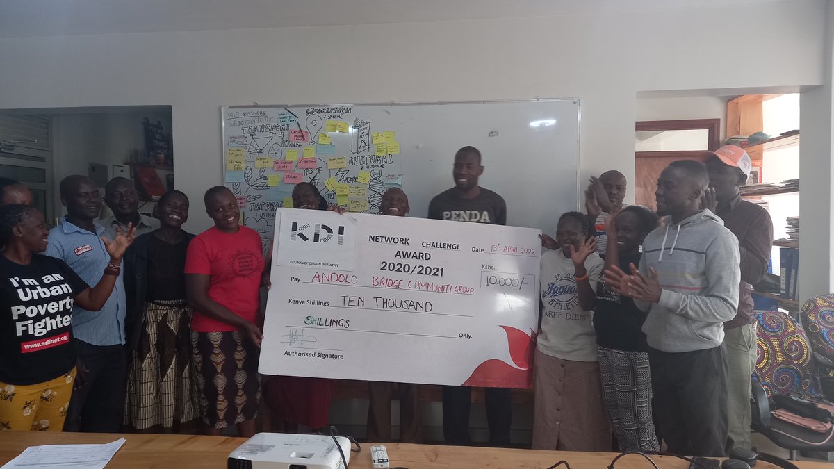 KDI_Kenya's tweet photo. Congratulations to the Andolo Bridge Community Group for winning the Network Challenge Award in the savings and lending theme, and to the Usalama Youth Group for winning in the constitutionalism theme. #NCAward #economicdevelopment #KPSPNetwork #KPSPNetworkChallenge https://t.co/uBXkcDqlMu
