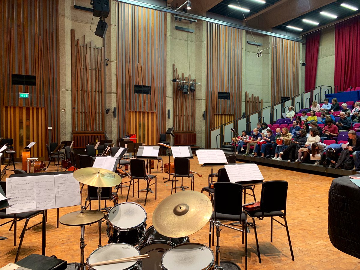 guildhall_innov's tweet photo. It’s so great to have an audience in ready to watch our Easter Music Course performance this afternoon! 👏 looking forward to an exciting programme 🎶 https://t.co/7LFwrD2sLO