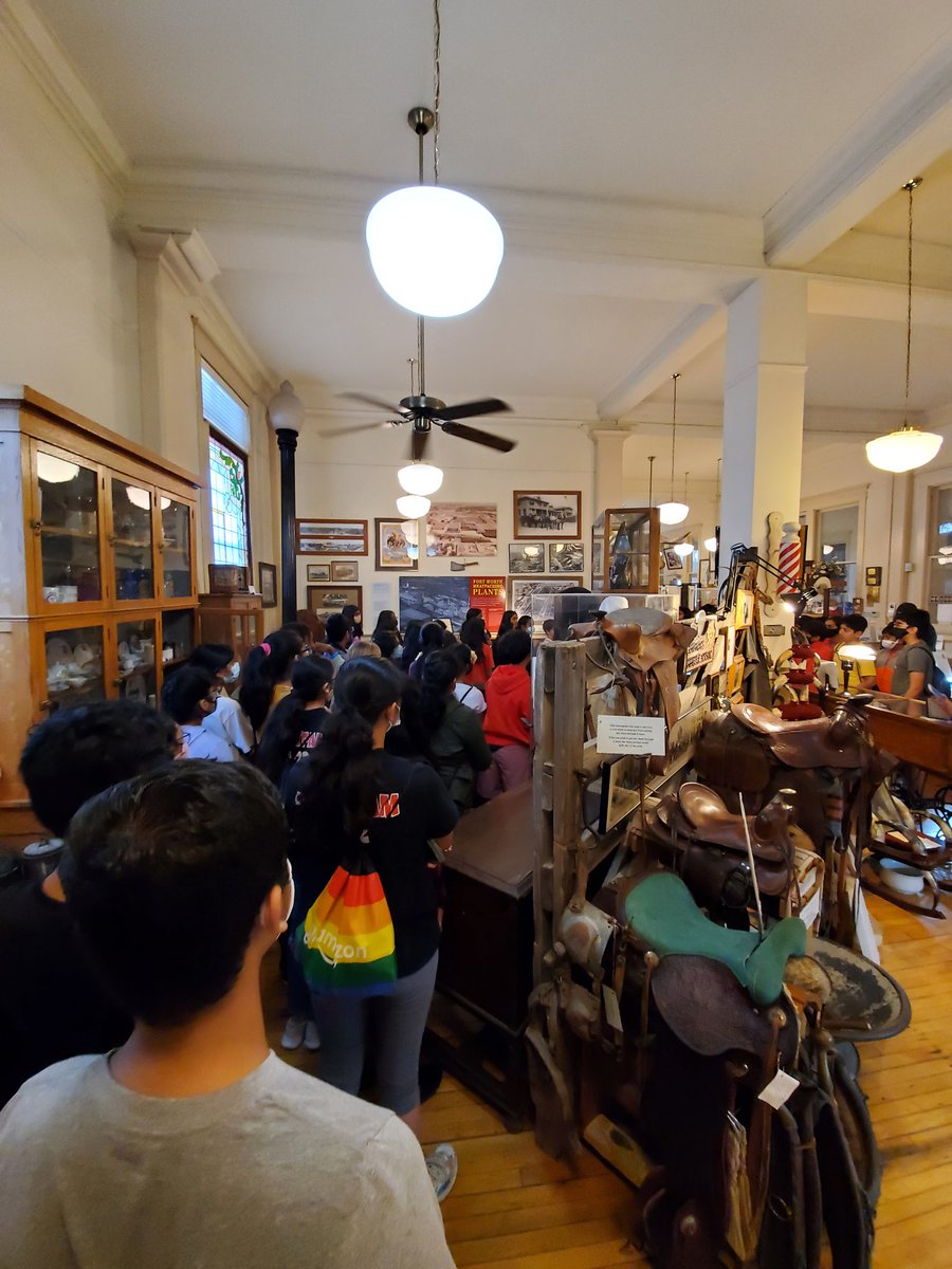 First stop,museum!! #WestStockyards2022 #WestFam