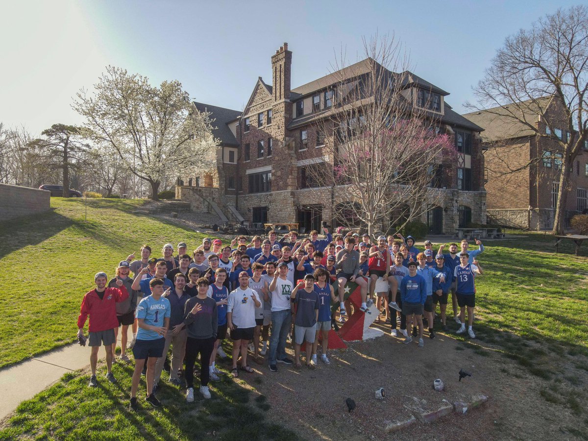 For the last two weeks, our Brothers at Gamma-Omicron (<a href="/KU_Kappa_Sigma/">Kansas Kappa Sigma</a>) have been celebrating their school's historic comeback win in the NCAA Men's Basketball Championship! Congratulations, Brothers! #AEKDB #Fellowship #Champions