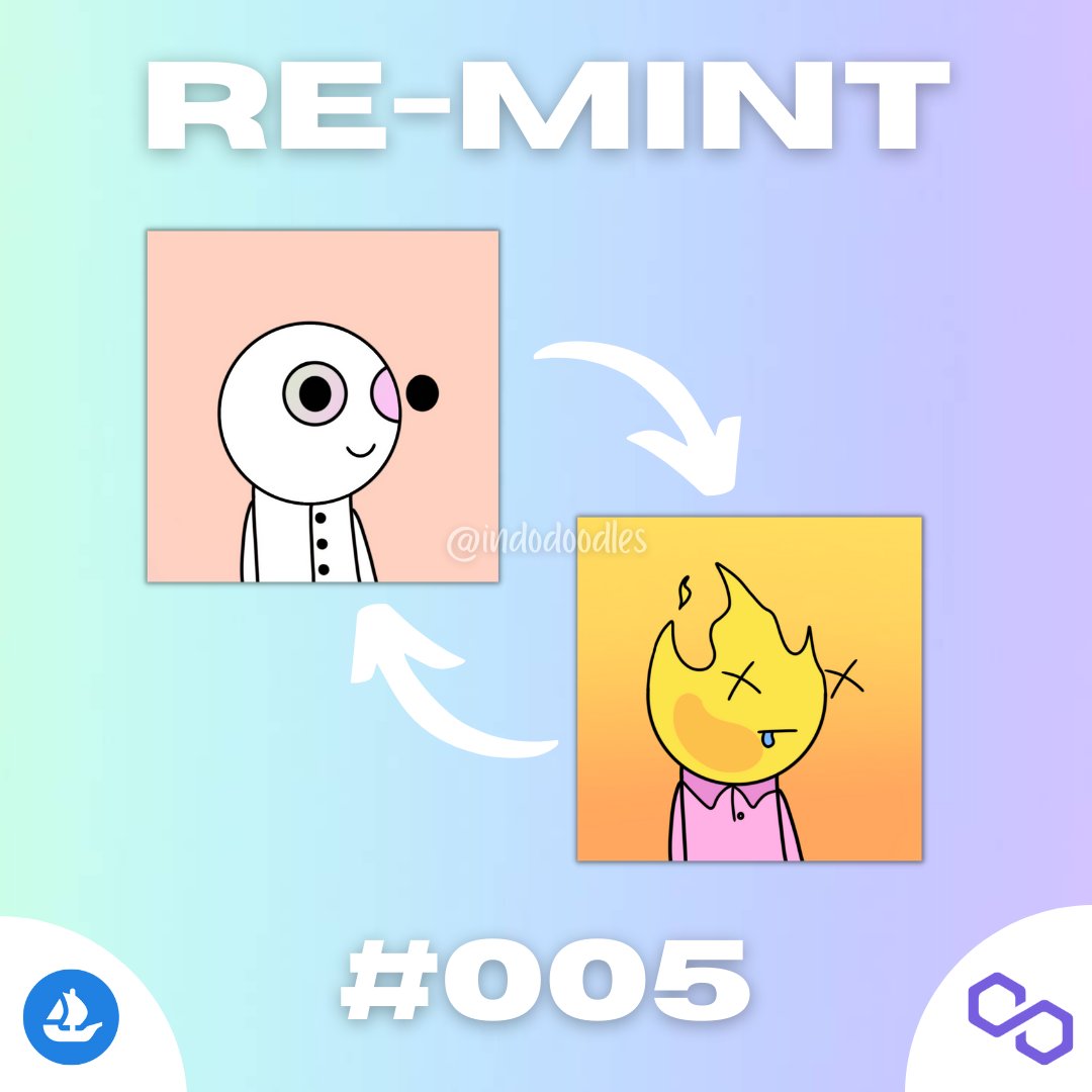 *RE-MINT*

OG IndoDoodles #005 is swapped to the New Version!!

New IndoDoodles #005 has now been listed

LInk in BIO!

#NFT #NFTs #NFTCommunity #NFTdrop