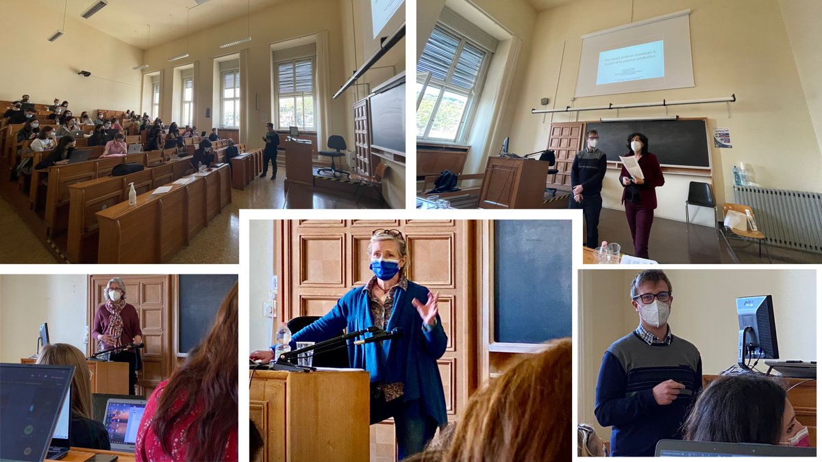 gardossigroup's tweet photo. First day of the seminar organized by Prof. Lucia Gardossi at @UniTrieste about #Circularbioeconomy and #biorefineries #foodsustanability  #drugdesign and #Biobased #polymers. Thanks to the speakers Prof. Zezza, Dr. Storici and Dr. Pellis  for their excellent lectures https://t.co/kGGbpU5Hs5