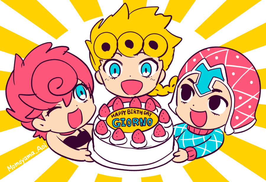 #ジョルノ・ジョバァーナ誕生祭2022 
#ジョルノ・ジョバァーナ誕生祭 #jjba
ジョルノお誕生日おめでとう❣️🎉🥳🐞
楽しいギャングライフ(?)送っておくれ〜 