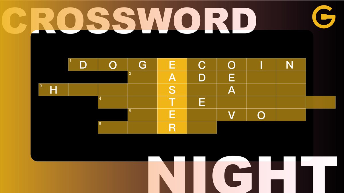 goldshellminer's tweet image. Easter Event🎉Crossword Challenge

Fill in the blanks with 6 cryptos to win $99 coupon for future LB-Lite purchase.

Clues: All are #goldshell current support Crypto projects

✅Follow &amp;amp; RT @goldshellminer, Comment your answer

Top🔟answers will get coupon. One entry per person.