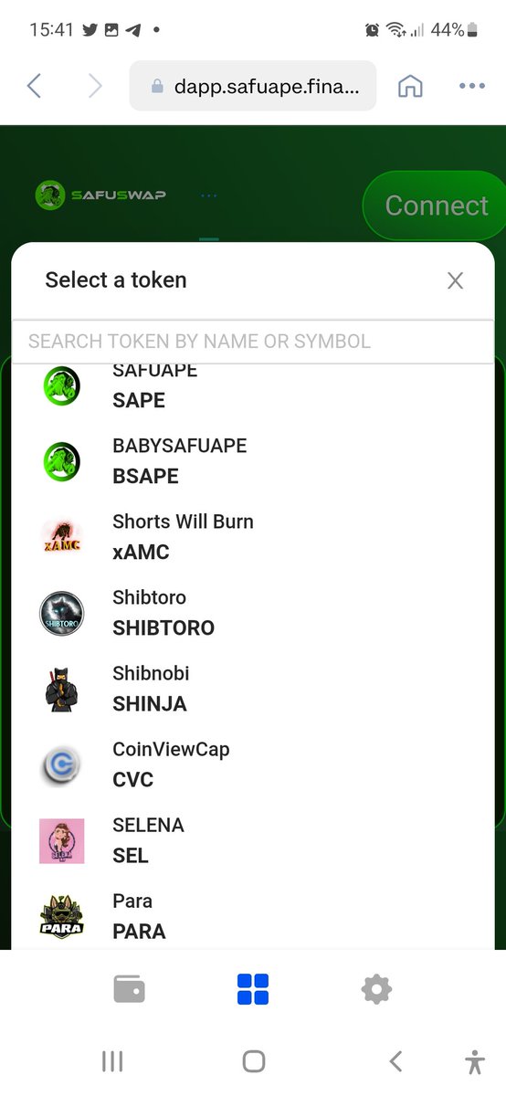 cryptowolf_77's tweet photo. Growing list of tokens on #safuswap so people can now use the fiat ramp to buy any of these tokens
#sape
#bsape
#Shibtoro
#SHINJA
#CVC
#selena
#Para
#xamc https://t.co/ItJ91LfbWj